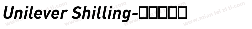 Unilever Shilling字体转换